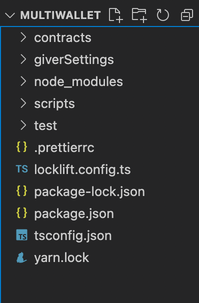 locklift structure after initialization